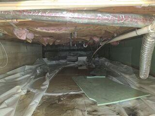 Damp Crawl Space