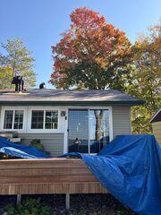 Tarping the home