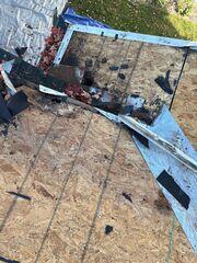 Sections of decking need replacement