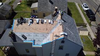 Shingle Installation From Above