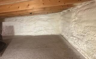 Spray Foam Insulation in Lake Harmony Crawlspace