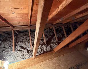 Cellulose Insulation Upgrade in Lehighton Attic
