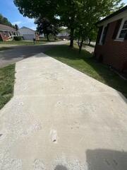 Lifted and Leveled Driveway