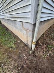 Exterior Cracked Foundation Impact