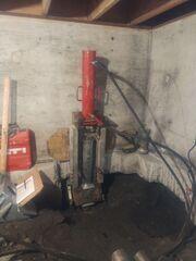 Push pier sections install