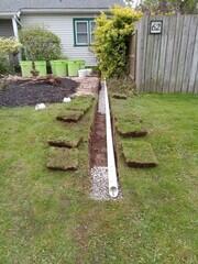 Buried discharge