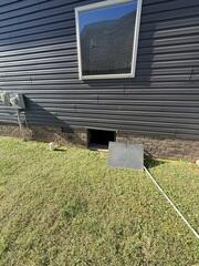 Existing Crawl Space Door