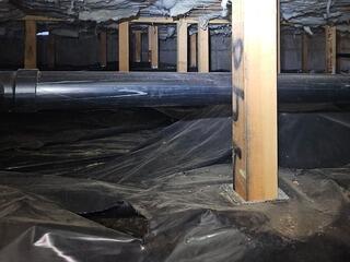 Ripped Vapor Barrier