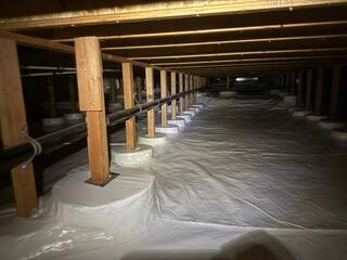 Finished Crawl Space
