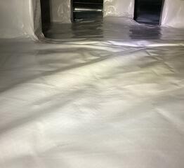 Fully Encapsulated Crawl Space!