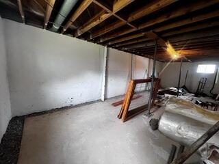 Wall before