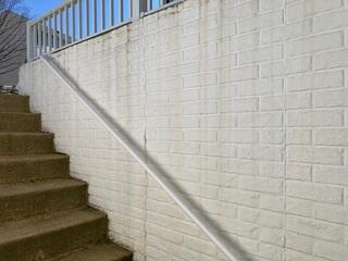 Wall before