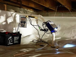 TripleSafe Sump Pump Installed