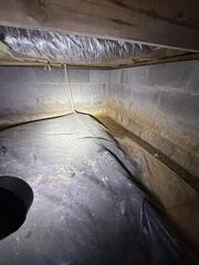 Crawl Space During Inspection