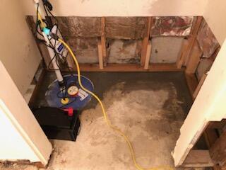 Wet Basement Repaired