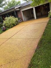 Power washed Driveway