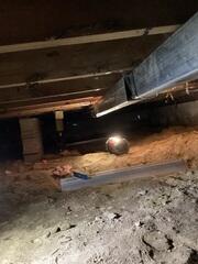 Crawl Space Supplemental Beam