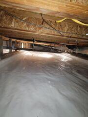 A healthy, dry crawl space with CleanSpace!