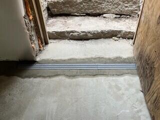 TrenchDrain Grated Basement Drain