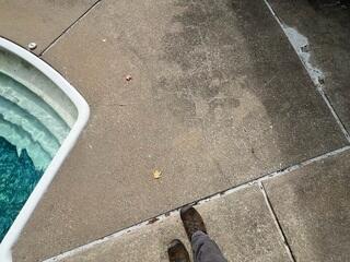 Old Sealant Between Concrete Slabs