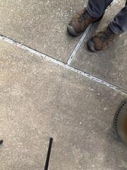 Small Crack and Old Concrete Sealant