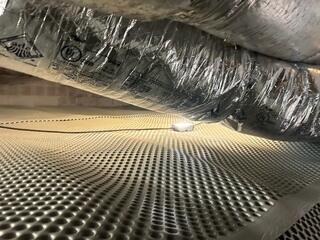 Drainage Matting Installed