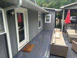 Deck Wash in Progress