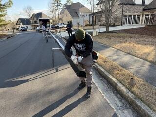 Cutting a replacement gutter