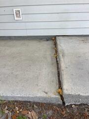 Concrete Tripping Hazard