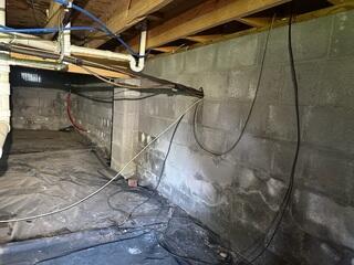 Crawl Space During Inspection