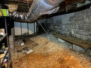 Nasty Crawl Space Repair in Little Rock, AR