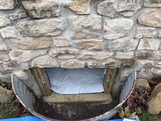 Unprotected Crawl Space Entry