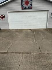 Majorly Cracked and Unleveled Driveway