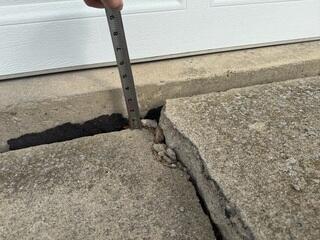 Major Crack To Fill and Slab To Lift