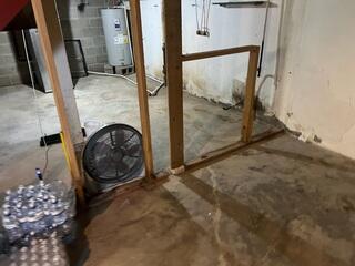 Basement Before Waterproofing