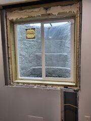 Egress Window From The Inside of a Glenmont, NY Home