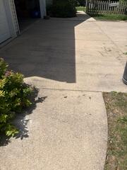 Leveled and Sealed Driveway