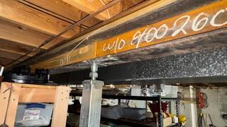 Push Pier Installed