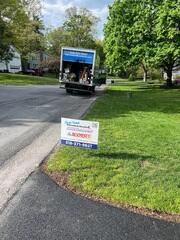 Adirondack Basement Systems Lawn Sign in Niskayuna, NY