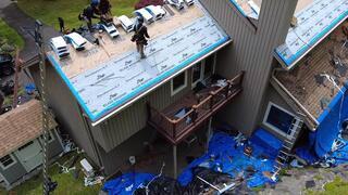 Underlayment Installed, Shingle Ready