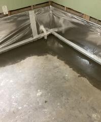 Concrete Poured Around WaterGuard