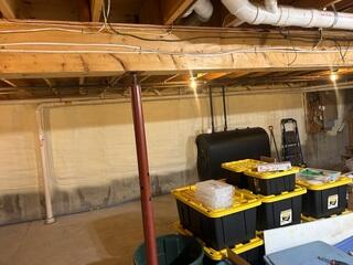 Spray Foam Insulation Along Rim Joists