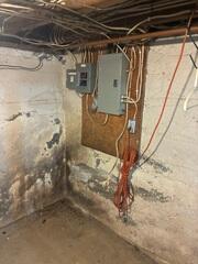 New Basement Floor in Hampden, Maine