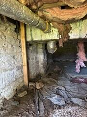 Crawl Space During Inspection