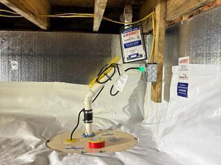 Crawl Space Sump Pump in Tollesboro, KY