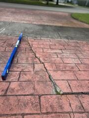 Concrete Settlement Damage