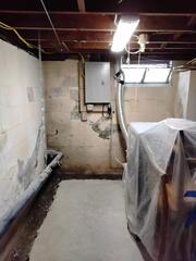 Before the Transformation of This Basement Corner