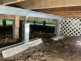 Steel Beam and SmartJack Piers