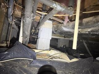 A Dirty, Damp Crawl Space is Uninsulated and Damaging to Your Home
