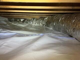The CleanSpace Liner is Sealed in Place To Fully Isolate Your Home From The Earth